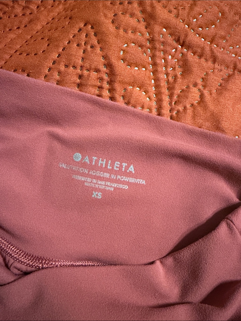 Athleta Dusty Rose Performance Joggers XS